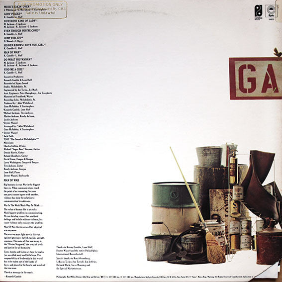 The Jacksons - Goin' Places - VG+ LP Record 1977 Epic USA Original White Label Promo Vinyl - Soul / Disco / Funk - Shuga Records