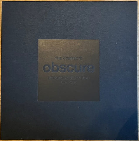 Various – The Complete Obscure Records Collection - New 10 LP Record Box Set Dialogo Italy Vinyl -  Post-Modern / Contemporary / Ambient