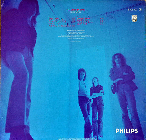 Dull Knife – Electric Indian - Mint- LP Record 1971 Philips Germany Vinyl - Prog Rock - Shuga Records