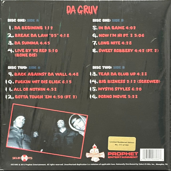 Three-6 Mafia - Mystic Stylez (1995) - Mint- 2 LP Record 2023 Prophet Entertainment Red Smoke Vinyl, Numbered - Hip Hop / Memphis Rap / Horrorcore - Shuga Records