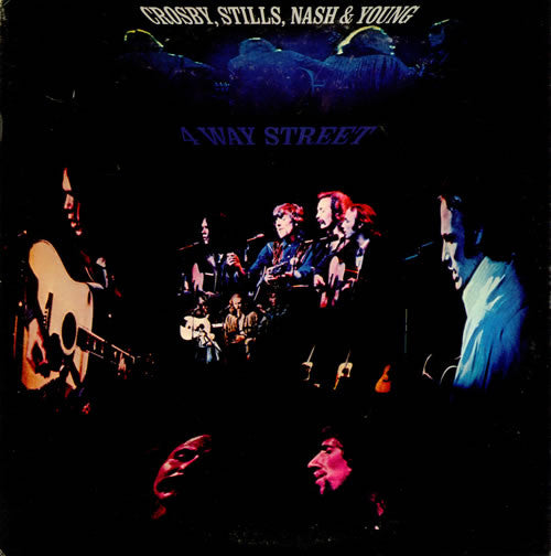 David Crosby, Stephen Stills, Graham Nash & Neil Young - 4 Way Street - VG+ 2 LP Record 1971 Atlantic USA Original Vinyl & Insert - Classic Rock / Folk Rock - Shuga Records