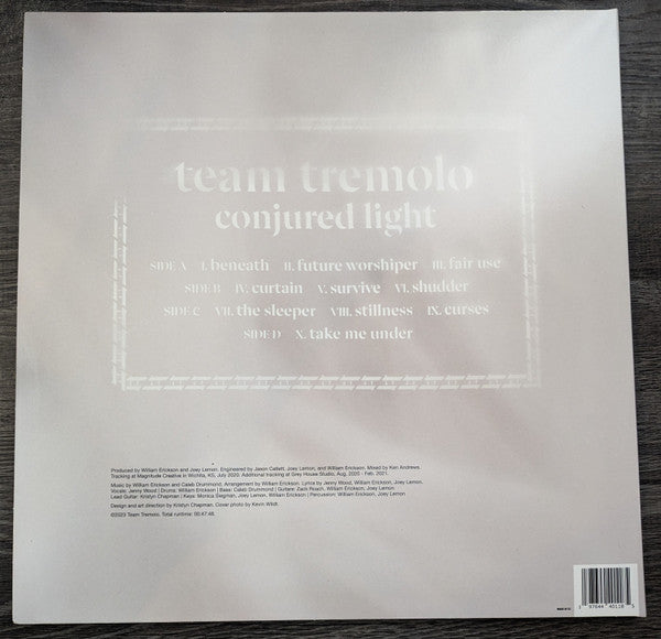 Team Tremolo - Conjured Light - New 2 LP Rec ord 2023 Self-Released White Vinyl - Chicago Shoegaze / Alternative Rock - Shuga Records