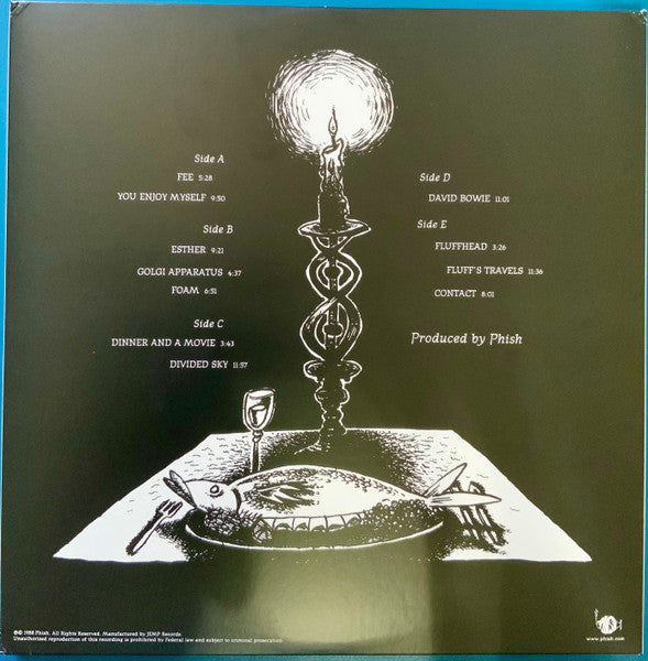 Phish - Junta (1989) - Mint- 3 LP Record 2023 Jemp USA Fluffhead Black & White Swirly Vinyl - Psychedelic Rock / Progressive / Jam Band - Shuga Records