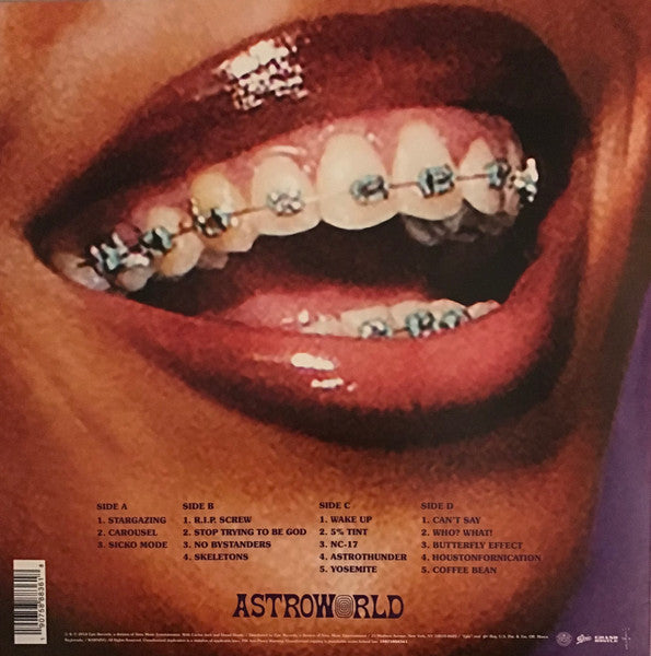 Travis Scott ‎– Astroworld - New 2 LP Record 2018 Epic Cactus Jack USA Vinyl - Hip Hop / Trap