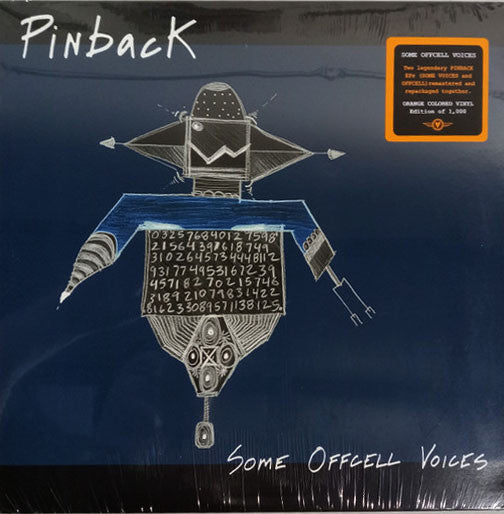 Pinback - Some Offcell Voices (2017) - New LP Record 2023 Temporary Residence Orange Vinyl - Indie Rock - Shuga Records