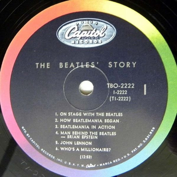 The Beatles - The Beatles' Story - VG+ (VG- cover) 2 LP Record 1964 Capitol USA Mono Original Press Vinyl - Pop Rock / Beat / Interview - Shuga Records