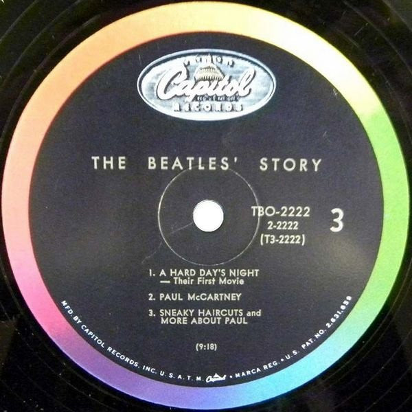 The Beatles - The Beatles' Story - VG+ (VG- cover) 2 LP Record 1964 Capitol USA Mono Original Press Vinyl - Pop Rock / Beat / Interview - Shuga Records