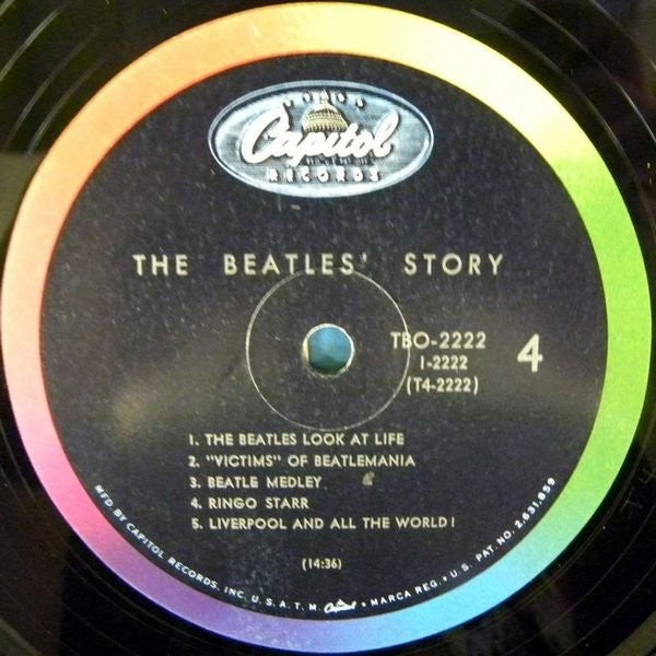 The Beatles - The Beatles' Story - VG+ (VG- cover) 2 LP Record 1964 Capitol USA Mono Original Press Vinyl - Pop Rock / Beat / Interview - Shuga Records