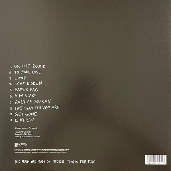 Fiona Apple - When the pawn... (1999) - New LP Record 2023 Epic Sony 180 gram Vinyl - Art Pop - Shuga Records