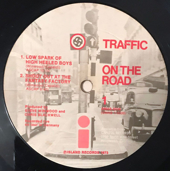 Traffic - On The Road - Mint- (VG+ cover) LP Record 1973 Island USA Original Vinyl - Classic Rock - Shuga Records