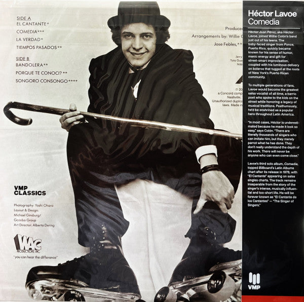 Hector Lavoe – Comedia (1978) - New LP Record 2023 Fania Craft Recordings Vinyl Me, Please 180 gram Vinyl -  Latin / Salsa - Shuga Records