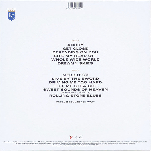 The Rolling Stones - Hackney Diamonds - New LP Record 2023 Geffen Kansas City Royals Edition White Vinyl - Pop Rock / Rock & Roll - Shuga Records
