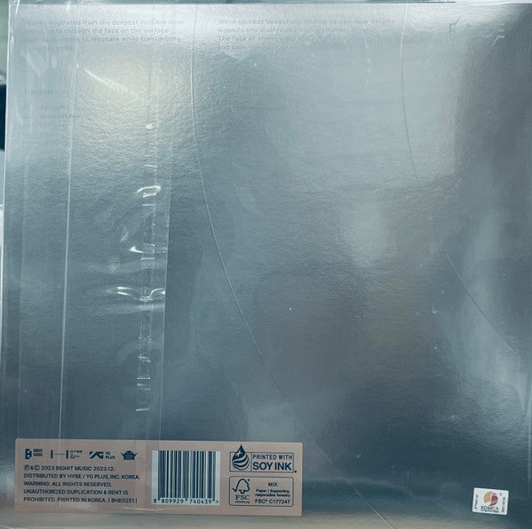 Jimin (BTS) - Face - New LP Record 2023 Bighit Music South Korea White Vinyl, Booklet, 2x Photo Cards, Post Card - K-pop / Pop / Hip Hop - Shuga Records
