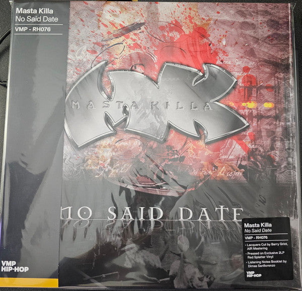 Masta Killa – No Said Date (2004) - New 2 LP Record 2023 Nature Sounds Vinyl Me, Please Clear w/ Red Splatter Vinyl & Booklet - Hip Hop - Shuga Records
