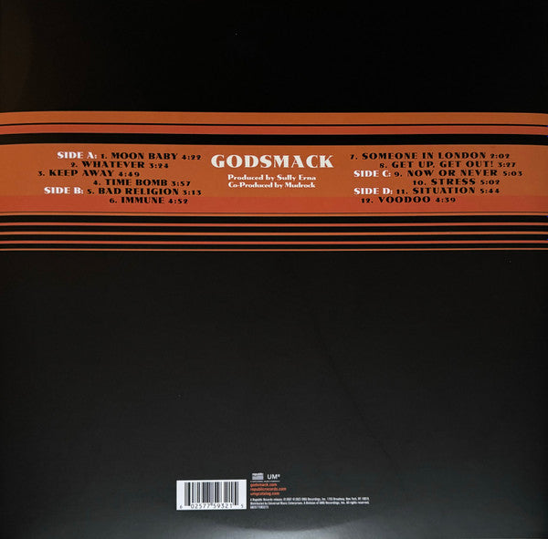 Godsmack - Godsmack (1998) - Mint- 2 LP Record 2023 Republic Black Vinyl - Alternative Rock / Hard Rock / Metal - Shuga Records