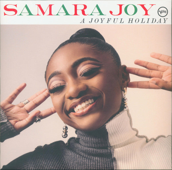 Signed Autographed - Samara Joy - A Joyful Holiday - Mint- EP Record 2023 Verve Black Vinyl & Signed Lithograph - Jazz / Holiday / Christmas - Shuga Records