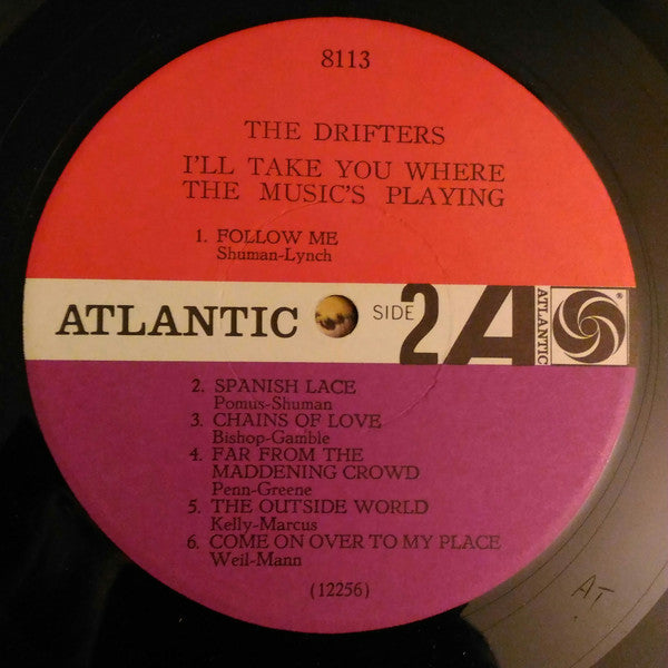The Drifters - I'll Take You Where The Music's Playing - VG LP Record 1965 Atlantic USA Mono Original Vinyl - Soul / Rhythm & Blues - Shuga Records