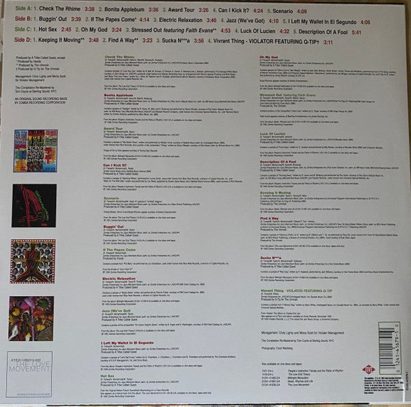 A Tribe Called Quest - The Anthology (1999) - Mint- 2 LP Record 2023 Jive USA Vinyl - Hip Hop / Conscious - Shuga Records