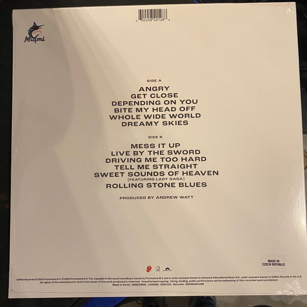 The Rolling Stones - Hackney Diamonds - New LP Record 2023 Geffen Miami Marlins Edition White Vinyl - Pop Rock / Rock & Roll - Shuga Records