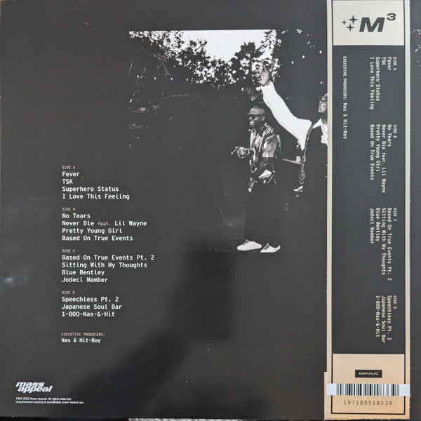 Nas – Magic 3 - New 2 LP Record 2024 Mass Appeal Black & White Striped Vinyl - Hip Hop