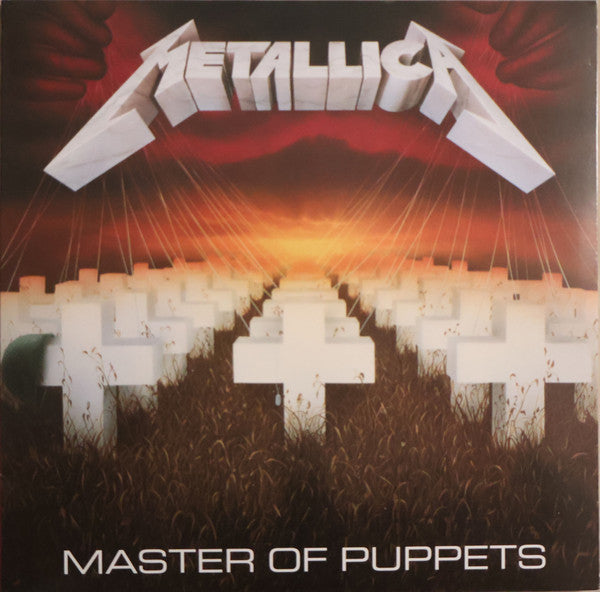 Metallica – Master Of Puppets (1986) - Mint- LP Record 2021 Blackened Walmart Exclusive Battery Brick Red Vinyl, Insert & Download - Thrash / Heavy Metal - Shuga Records