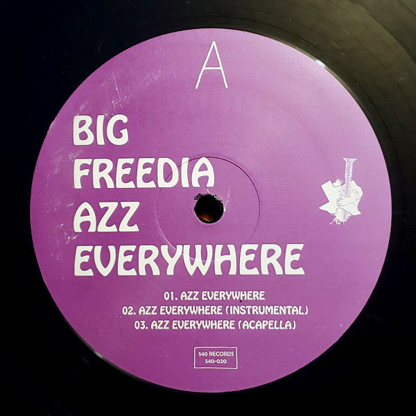 Big Freedia - Azz Everywhere - VG+ EP Record 2011 USA 540 Vinyl - Hip Hop / Bounce - Shuga Records