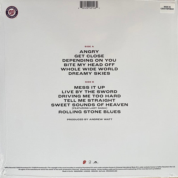 The Rolling Stones - Hackney Diamonds - New LP Record 2023 Geffen Washington Nationals Edition White Vinyl - Pop Rock / Rock & Roll - Shuga Records