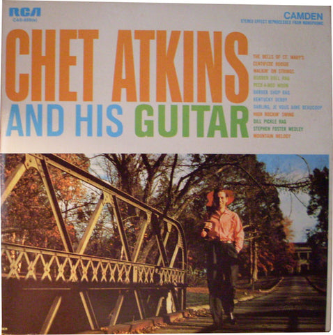 Chet Atkins – Chet Atkins And His Guitar (1961) - VG+ LP Record 1964 RCA Camden USA Mono Vinyl - Country
