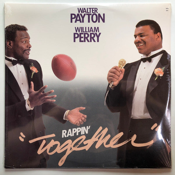 Walter Payton & William Perry – Together - VG 12" Single Record 1986 Chicago Bears USA Vinyl - Pop Rap / Hip Hop - Shuga Records