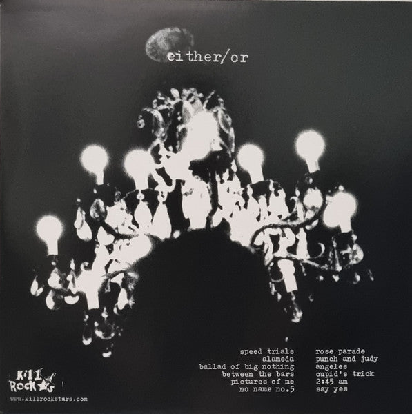 DAMAGED COVER - Elliott Smith ‎- Either / Or (1997) - New LP Record 2026 Kill Rock Stars Vinyl - Indie Rock / Acoustic - Shuga Records