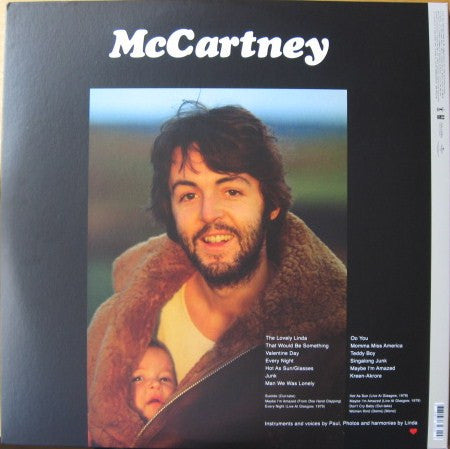 Paul McCartney - McCartney (1970) - New 2 LP Record 2011 MPL 180 gram Vinyl & Download - Pop Rock - Shuga Records