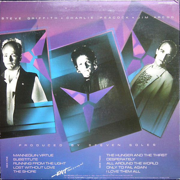 Vector - Mannequin Virtue - VG+ LP Record 1983 Exit USA Vinyl - New Wave / Synth-pop / Electro / Xian - Shuga Records