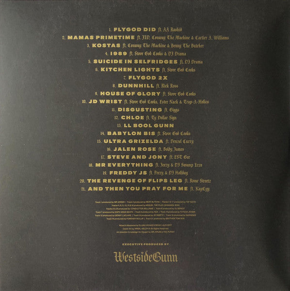 Westside Gunn - And Then You Pray For Me - Mint- 2 LP Record (VG+ cover) 2023 Daupe Griselda UK Gold Vinyl - Hardcore Hip-Hop / Boom Bap - Shuga Records