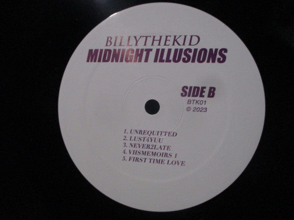 BillyTheKid - Midnight Illusions - New 2 LP Record 2023 Self-Released Vinyl - Chicago Electronic / Vaporwave / Plunderphonics / Instrumental - Shuga Records