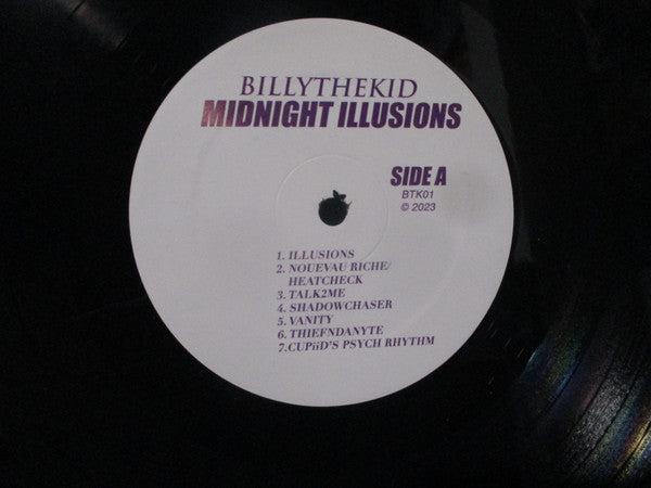 BillyTheKid - Midnight Illusions - New 2 LP Record 2023 Self-Released Vinyl - Chicago Electronic / Vaporwave / Plunderphonics / Instrumental - Shuga Records