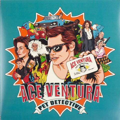 Various – Ace Ventura: Pet Detective (1994) - New LP Record 2024 Enjoy The Ride Turquoise & Orange Split with Red Splatter Vinyl - Soundtrack / Pop Rock / Pop Rap
