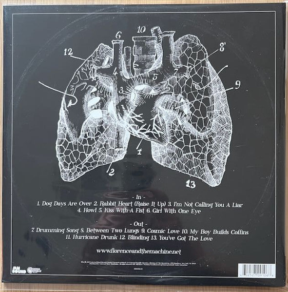 Florence & The Machine - Lungs (2009) - New LP Record 2019 IAmSound Vinyl - Indie Rock / Art Pop - Shuga Records