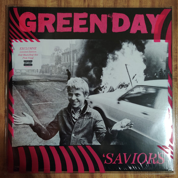 Green Day - Saviors - New LP Record 2024 Reprise Pink & Black Vinyl, Slipcase, Booklet, Poster & Wristband - Pop Rock / Pop Punk - Shuga Records