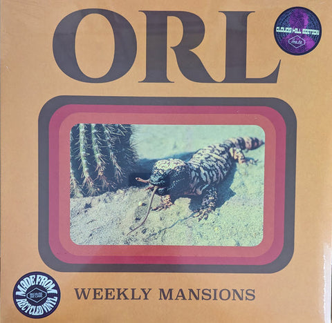 ORL – Weekly Mansions - New LP Record 2024 Clouds Hill Vinyl - New Wave