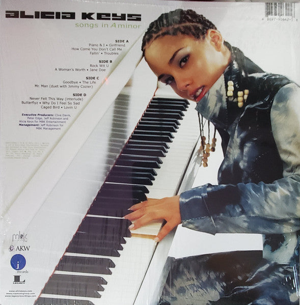 Alicia Keys - Songs In A Minor (2001) - Mint- 2 LP Record 2011 J Records 180 gram Vinyl - Neo Soul / R&B / Soul - Shuga Records