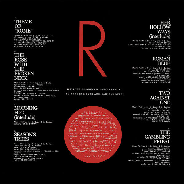 Danger Mouse & Daniele Luppi - Rome - Mint- LP Record 2011 Third Man Parlophone Lex Original Vinyl - Indie Rock / Spaghetti Western / Pop Rock - Shuga Records