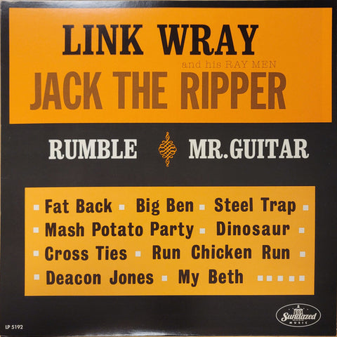 Link Wray And His Ray Men – Jack The Ripper (1963) - New LP Record 2024 Sundazed Mono Blood Red Vinyl - Rock & Roll