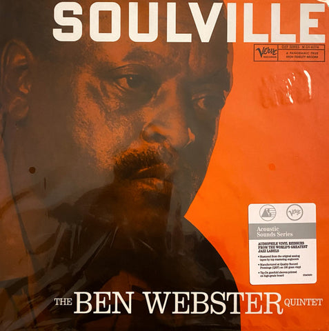The Ben Webster Quintet – Soulville (1958) - New LP Record 2024 Verve Clef 180 gram Mono Vinyl - Jazz / Bop