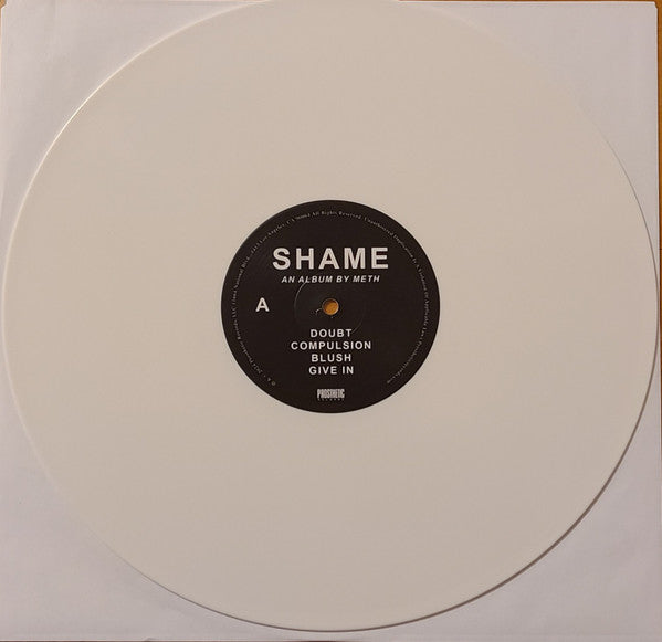 Meth. - Shame - New LP Record 2024 Prosthetic USA White Vinyl - Noise Rock / Metalcore / Power Violence