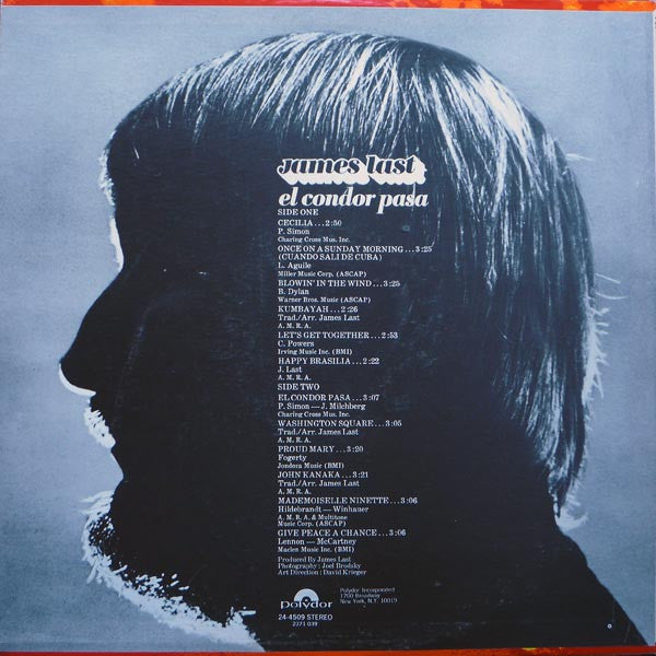 James Last - El Condor Pasa - VG+ LP Record 1970 Polydor USA - Latin / Funk / Boogaloo - Shuga Records