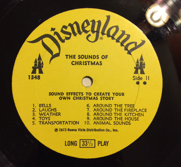 Walt Disney - The Sounds Of Christmas - Mint- LP Record 1973 Disneyland USA Original Vinyl - Children's / Story / Special Effects / Holiday - Shuga Records