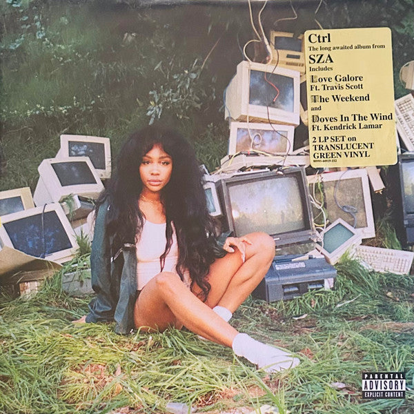 SZA - Ctrl (2017) - New 2 LP Record 2022 RCA Top Dawg Translucent Green Vinyl - R&B / Soul - Shuga Records