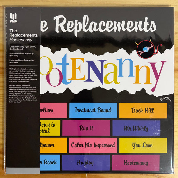 The Replacements - Hootenanny (1983) - New LP Record 2024 Twin Tone Vinyl Me Please Blue 180 gram Vinyl - Garage Rock / Indie Rock / Punk