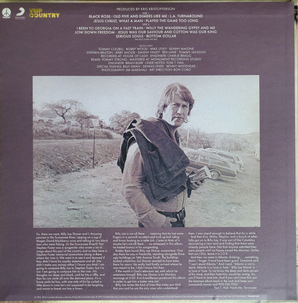 Billy Joe Shaver - Old Five And Dimers Like Me (1973) - New LP Record 2024 Monument Vinyl Me Please Club Brown Marble 180 gram, Booklet & OBI - Country