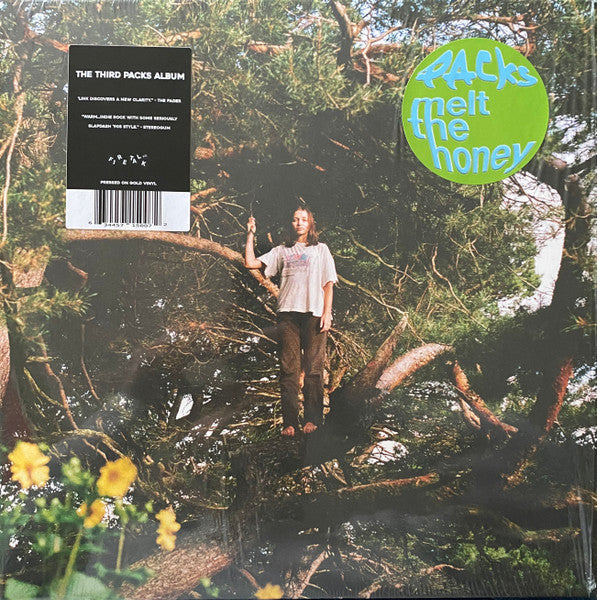 Signed Autographed - PACKS - Melt The Honey - New LP Record 2024 Fire Talk Gold Vinyl - Indie Rock (Copy) - Shuga Records